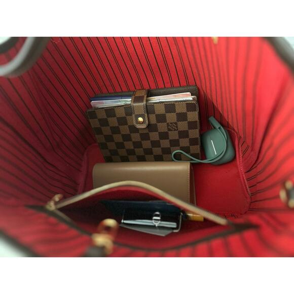 Louis Vuitton MM Ebene Damier Neverfull Tote Shoulder Bag AR0128 - Picture 7 of 13